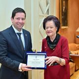 Βράβευση του Πρύτανη του Πανεπιστημίου Αθηνών καθηγητή Γεράσιμου Σιάσου από το Σώμα Ομότιμων Καθηγητών