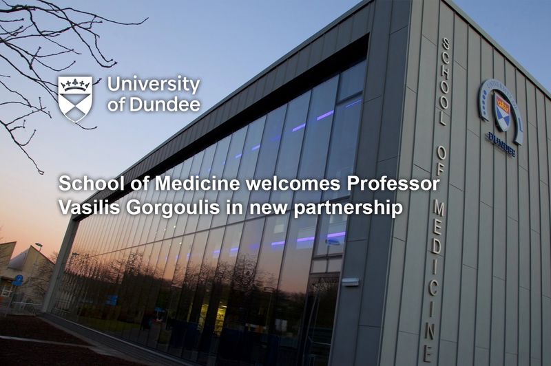 Η Ιατρική Σχολή του Πανεπιστημίου του Dundee καλωσορίζει τον Καθηγητή του Ε.Κ.Π.Α. Βασίλη Γοργούλη